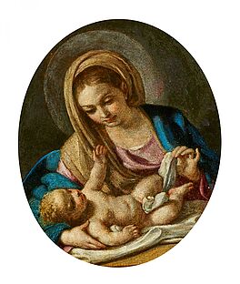 Francesco de Mura - Madonna mit Kind, 76133-1, Van Ham Kunstauktionen