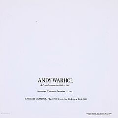 Andy Warhol - Marilyn Castelli Mailer, 76652-11, Van Ham Kunstauktionen