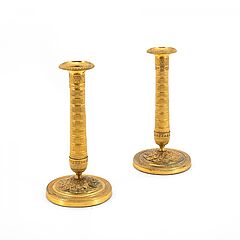 Frankreich - Paar Leuchter Empire, 76847-32, Van Ham Kunstauktionen