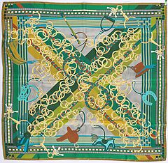 Hermes - Carre Brides et Gris-Gris, 73417-10, Van Ham Kunstauktionen