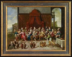 Frans II Francken - Hochzeit zu Kanaa, 300013-6, Van Ham Kunstauktionen