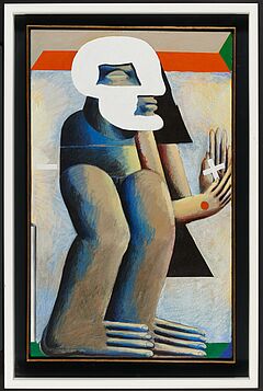 Horst Antes - Figur mit weisser Gesichtsmaske, 76680-2, Van Ham Kunstauktionen