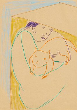 Leiko Ikemura - Ohne Titel No34, 56800-10581, Van Ham Kunstauktionen