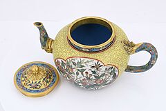 Paar Cloisonne Teekaennchen, 73676-4, Van Ham Kunstauktionen