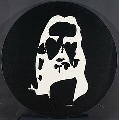 Aaron Young - Focus on the Four Dots in the Middle of the Painting for Thirty Seconds Close Your Eyes and Tilt Your Head Back Mint Flavor Crystals, 68044-1, Van Ham Kunstauktionen