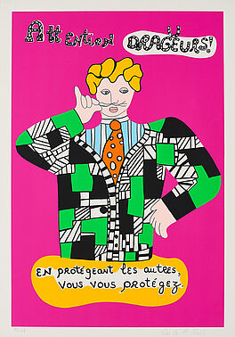 Niki de Saint Phalle - Attention Draguers, 68171-35, Van Ham Kunstauktionen