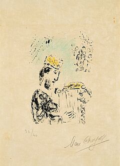 Marc Chagall - Koenig David, 76909-2, Van Ham Kunstauktionen