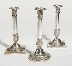 Hannover - Paar Leuchter mit Akanthuszier, 66462-4, Van Ham Kunstauktionen