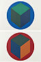 Sol LeWitt - Aus Centered Cubes Within Colored Circles, 70001-316, Van Ham Kunstauktionen