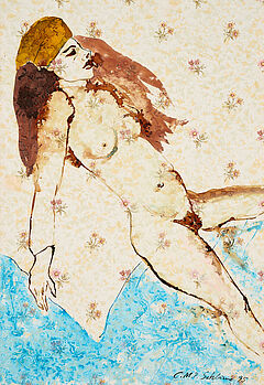 Cornelia Schleime - Frauenakt, 78049-7, Van Ham Kunstauktionen