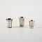 Drei kleine Becher mit Gravurdekor, 80769-3, Van Ham Kunstauktionen