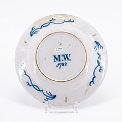 Frankreich und Delft - Gruppe von 15 Tellern Platten und Schalen, 75971-7, Van Ham Kunstauktionen