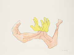 Maria Lassnig - A Pair of Gloves fuer Parkett 85, 77046-159, Van Ham Kunstauktionen