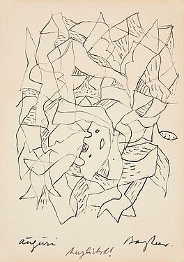 Eduard Bargheer - Ohne Titel Auguri Jahresgruss, 57476-8, Van Ham Kunstauktionen