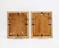 Staffelseegebiet - Ein Paar Hinterglasgemaelde mit allegorischen Darstellungen Die Luft und Das Wasser, 80922-5, Van Ham Kunstauktionen