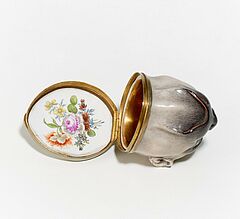 Tabatiere in Form eines Mops-Kopfes, 67016-11, Van Ham Kunstauktionen