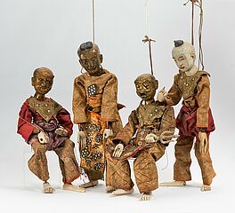 Vier grosse Marionetten, 62386-27, Van Ham Kunstauktionen
