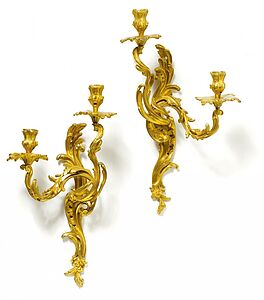Paris - Paar Appliken Louis XV, 64541-20, Van Ham Kunstauktionen
