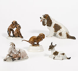 Rosenthal - Konvolut von 5 Tierfiguren, 75074-102, Van Ham Kunstauktionen