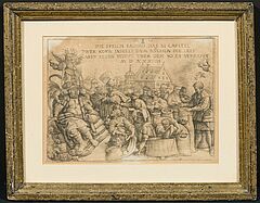 Verschiedene Kuenstler - Knvolut mit vier Graphiken nach unterschiedlichen Kuenstlern ua nach Adriaen Ostade und Daniel Hopfner, 75365-6, Van Ham Kunstauktionen