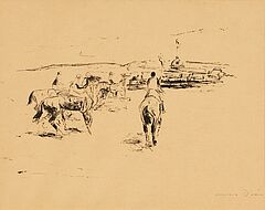 Zwei Lithografien mit Reiterdarstellungen, 79879-5, Van Ham Kunstauktionen