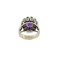 Amethyst-Diamond Ring, 82194-6, Van Ham Kunstauktionen