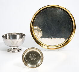 Deutschland - Tablett mit Widmungsgravur, 73245-8, Van Ham Kunstauktionen