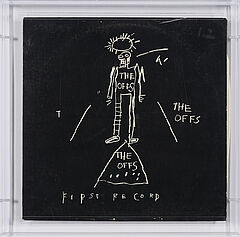 Jean-Michel Basquiat - Plattencover fuer das Album First Record von The Offs, 74034-1, Van Ham Kunstauktionen