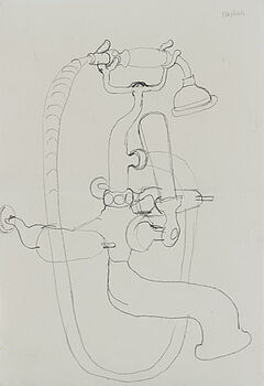 Konrad Klapheck - Ohne Titel Mischbatterie, 81220-5, Van Ham Kunstauktionen