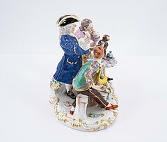 Meissen - Quacksalber mit Krankem und Harlekin, 76123-3, Van Ham Kunstauktionen
