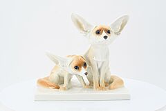 Meissen - Wuestenfuechse, 75074-58, Van Ham Kunstauktionen