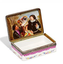 Meissen - Tabatiere mit Figuren der Commedia dellArte, 56969-7, Van Ham Kunstauktionen