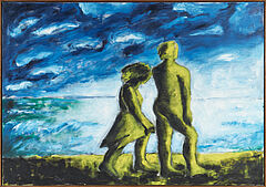Dieter Hacker - Am Strand, 80739-37, Van Ham Kunstauktionen