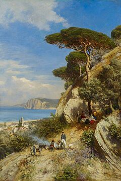 Fritz von Wille - Riviera di Ponente, 65804-5, Van Ham Kunstauktionen