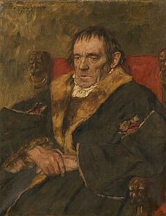 Eduard von Gebhardt - Bildnis eines sitzenden Mannes im Pelzmantel, 70002-20, Van Ham Kunstauktionen