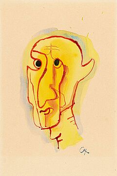 Karl Hofer - Mann mit abstehendem Ohr, 37694-94, Van Ham Kunstauktionen