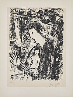 Marc Chagall - Grosses schwarzes Selbstbildnis, 70239-5, Van Ham Kunstauktionen