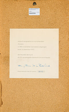 Roy Lichtenstein - Flowers, 79236-1, Van Ham Kunstauktionen