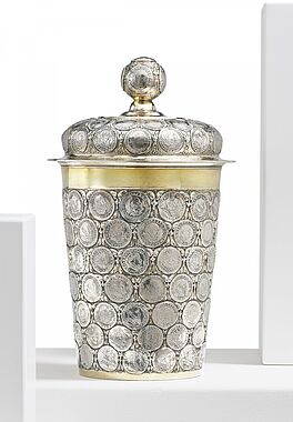 Hans Heinrich von der Heyde - Praechtiger und aussergewoehnlich grosser Muenzdeckelbecher, 81600-8, Van Ham Kunstauktionen