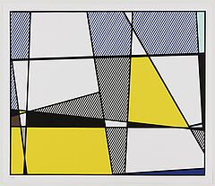 Roy Lichtenstein - Cow Triptych Cow Going Abstract, 76854-1, Van Ham Kunstauktionen