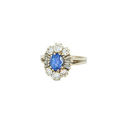 Saphir-Diamant-Ring, 81602-11, Van Ham Kunstauktionen