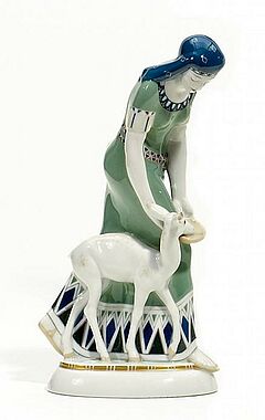 KPM - Aegypterin mit Reh aus dem Hochzeitszug, 56082-3, Van Ham Kunstauktionen