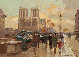 Edouard Cortes - Bouquinistes vers Notre-Dame, 74176-1, Van Ham Kunstauktionen