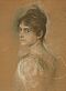 Franz Seraph von Lenbach - Portraetstudie Charlotte von Hornstein der zweiten Frau des Kuenstlers, 81345-12, Van Ham Kunstauktionen