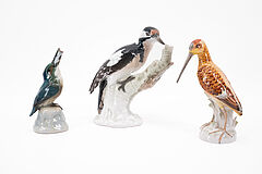 KPM - Drei Vogelfiguren, 75074-83, Van Ham Kunstauktionen