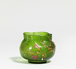 Emile Galle - Rund gebauchte Vase mit Fuchsien, 69475-5, Van Ham Kunstauktionen