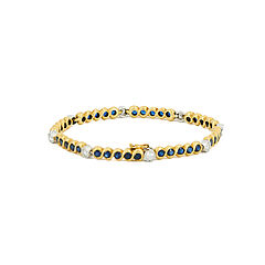 Saphir-Diamant-Armband, 81947-27, Van Ham Kunstauktionen