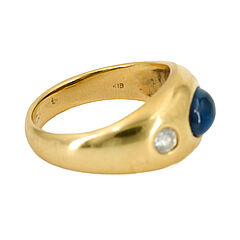 Saphir-Diamant-Ring, 81061-6, Van Ham Kunstauktionen