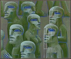 Horst Antes - 12 Figuren, 81777-2, Van Ham Kunstauktionen