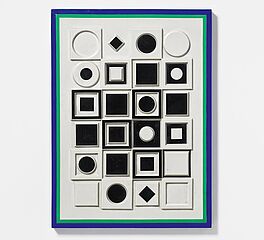 Victor Vasarely - NB 11 schwarz-gruenweiss, 56052-3, Van Ham Kunstauktionen